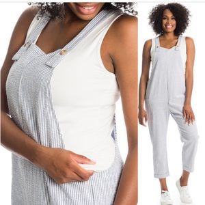 Everly Grey Maternity Overalls Jumpsuit NEW Small Sz 4